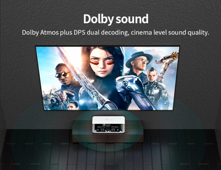 TV-projektori Dolby sound